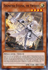 Dogmatika Ecclesia, the Virtuous - RA01-EN020 - Quarter Century Secret Rare - 1st Edition